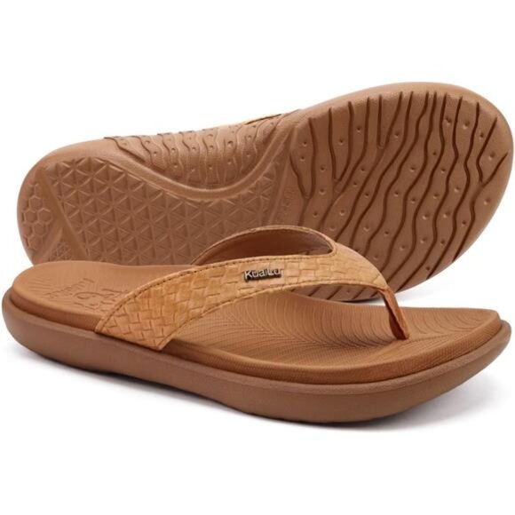 Womens Flip Flops Ladies Yoga Mat Comfortable Walking Thong Sandals - Picture 2 of 7